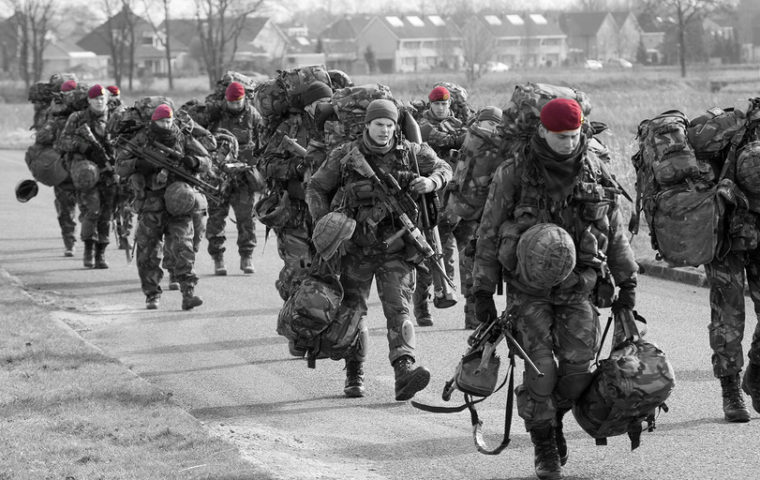 Red Berets in action